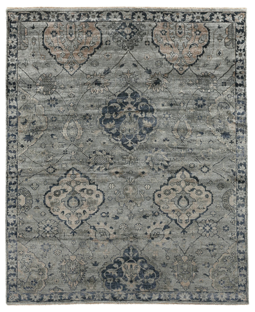 Exquisite Rugs Antique Weave Bamboo 3483 Blue/Gray Area Rug main image
