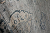 Exquisite Rugs Antique Weave Bamboo 3483 Blue/Gray Area Rug Closeup Image