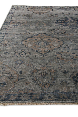 Exquisite Rugs Antique Weave Bamboo 3483 Blue/Gray Area Rug Pile Image