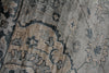 Exquisite Rugs Antique Weave Bamboo 3483 Blue/Gray Area Rug Detail Image