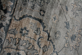 Exquisite Rugs Antique Weave Bamboo 3483 Blue/Gray Area Rug Detail Image