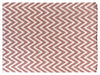 Exquisite Rugs Flatweave 3541 Pink/White Area Rug main image