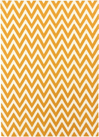 Exquisite Rugs Flatweave 3542 Light Orange/White Area Rug main image