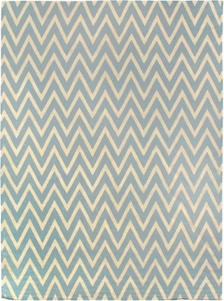 Exquisite Rugs Flatweave 3547 Turquoise/White Area Rug main image