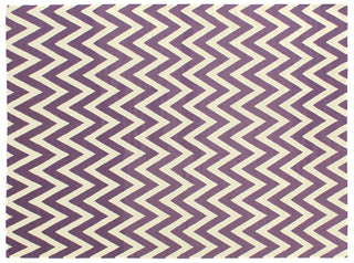 Exquisite Rugs Flatweave 3548 Light Purple/White Area Rug main image