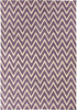 Exquisite Rugs Flatweave 3549 Purple/White Area Rug main image