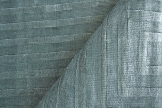 Exquisite Rugs Dove Embossed 3572 Aqua Area Rug Closeup Image