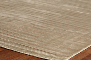 Exquisite Rugs Dove Embossed 3573 Light Beige Area Rug Corner Image