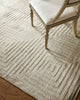 Exquisite Rugs Dove Embossed 3574 Khaki Area Rug Closeup Image