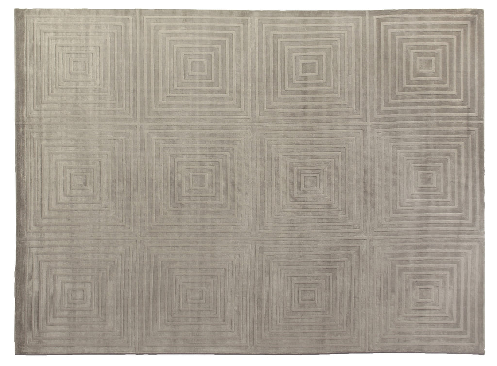 Exquisite Rugs Dove Embossed 3577 Silver Area Rug main image