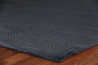Exquisite Rugs Honeycomb 3591 Navy Area Rug Corner Image