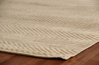 Exquisite Rugs Honeycomb 3592 Light Beige Area Rug Corner Image