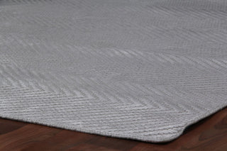 Exquisite Rugs Honeycomb 3593 Aqua Area Rug Corner Image