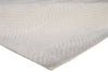 Exquisite Rugs Honeycomb 3599 White Area Rug Closeup Image