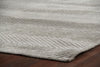 Exquisite Rugs Honeycomb 3600 Light Green Area Rug Corner Image