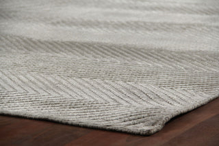 Exquisite Rugs Honeycomb 3600 Light Green Area Rug Corner Image