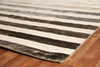 Exquisite Rugs Rugby 3609 Brown Area Rug Corner Image
