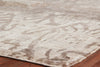 Exquisite Rugs Antique'd Silk 3631 Beige/Light Brown Area Rug Corner Image