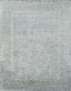 Exquisite Rugs Antique'd Silk 3632 Green/Aqua Area Rug main image