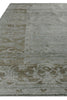Exquisite Rugs Antique'd Silk 3632 Green/Aqua Area Rug Closeup Image