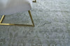 Exquisite Rugs Antique'd Silk 3632 Green/Aqua Area Rug Lifestyle Image Feature