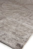 Exquisite Rugs Antique'd Silk 3708 Taupe Area Rug Corner Image