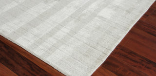 Exquisite Rugs Robin Stripe 3783 Ivory/Gray Area Rug Corner Image