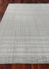 Exquisite Rugs Robin Stripe 3785 Gray Area Rug Closeup Image