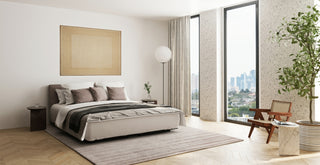 Exquisite Rugs Robin Stripe 3785 Gray Area Rug Lifestyle Image Feature