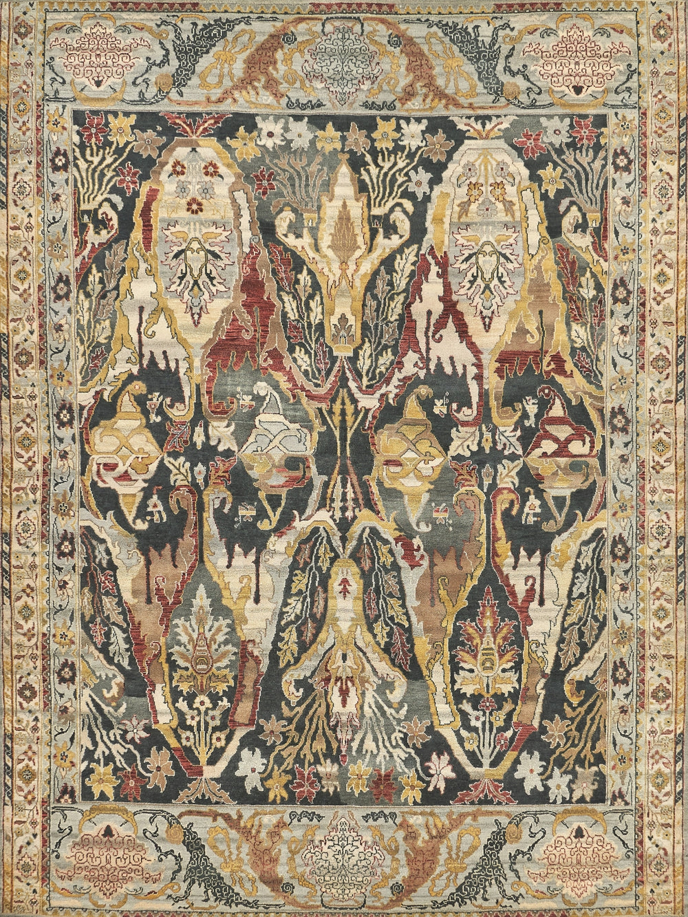 Exquisite Rugs Jurassic 3800 Charcoal/Beige Area Rug