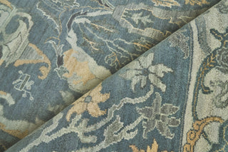 Exquisite Rugs Jurassic 3801 Spruce Green Area Rug Corner Image