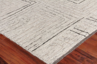 Exquisite Rugs Aldridge 3807 Ivory/Gray/Beige Area Rug Corner Image