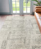 Exquisite Rugs Aldridge 3807 Ivory/Gray/Beige Area Rug Lifestyle Image Feature