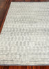 Exquisite Rugs Mercer 3809 Gray/Ivory Area Rug Closeup Image