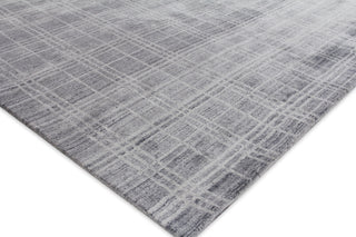 Exquisite Rugs Fairbanks 3833 Gray/White Area Rug Corner Image