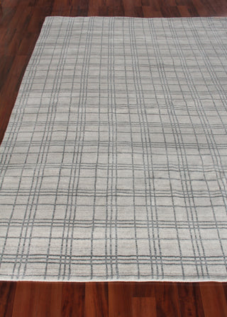 Exquisite Rugs Fairbanks 3835 White/Light Silver/Gray Area Rug Closeup Image