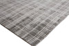 Exquisite Rugs Fairbanks 3836 Silver/White Area Rug Corner Image