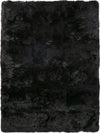 Exquisite Rugs Sheepskin 3843 Black Area Rug