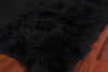 Exquisite Rugs Sheepskin 3843 Black Area Rug