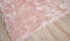 Exquisite Rugs Sheepskin 3846 Blush Area Rug Corner Image