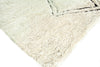 Exquisite Rugs Moroccan 3853 Ivory/Black Area Rug Corner Image
