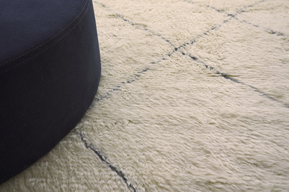Exquisite Rugs Moroccan 3854 Ivory/Gray Area Rug Lifestyle Image Feature