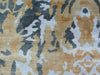 Exquisite Rugs Cassina 3865 Silver/Gold Area Rug Closeup Image