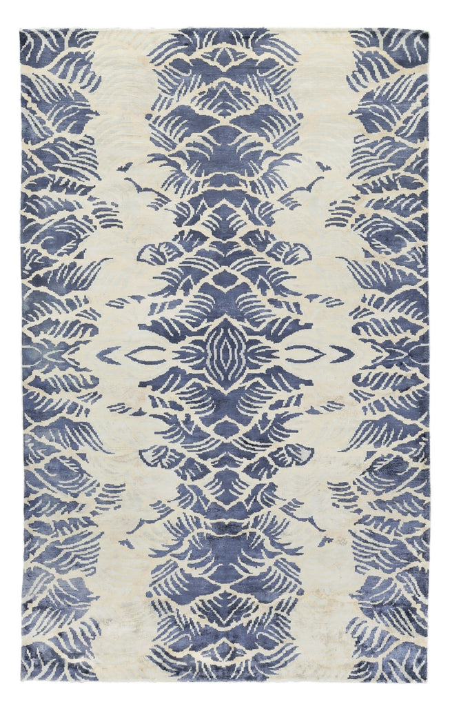 Exquisite Rugs Cassina 3869 Ivory/Blue Area Rug main image