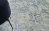 Exquisite Rugs Cassina 3902 Light Silver/Blue Area Rug Lifestyle Image Feature