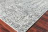 Exquisite Rugs Cassina 3904 Gray/Ivory Area Rug Corner Image