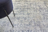 Exquisite Rugs Cassina 3904 Gray/Ivory Area Rug Lifestyle Image Feature