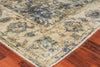 Exquisite Rugs Cassina 3906 Blue/Beige Area Rug Corner Image