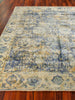 Exquisite Rugs Cassina 3906 Blue/Beige Area Rug Closeup Image