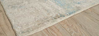 Exquisite Rugs Reflections 3915 Gray/Blue Area Rug Corner Image